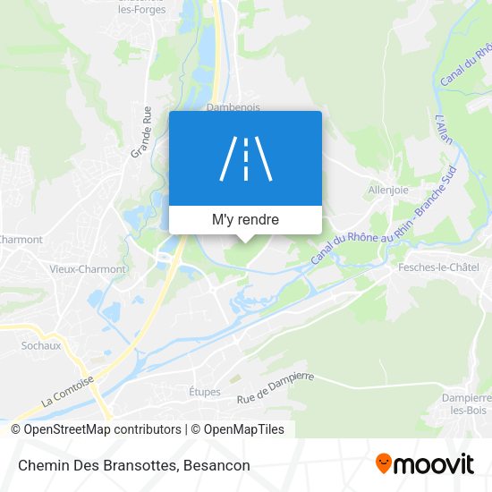 Chemin Des Bransottes plan