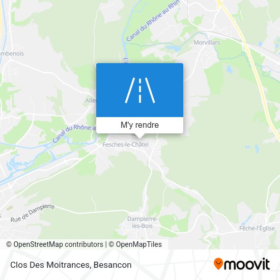 Clos Des Moitrances plan