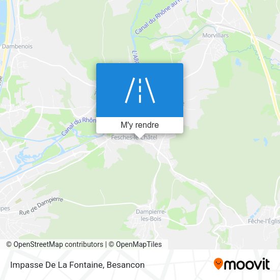 Impasse De La Fontaine plan