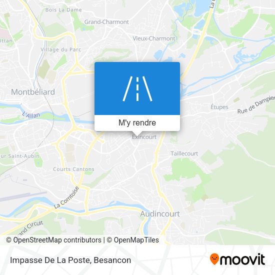 Impasse De La Poste plan