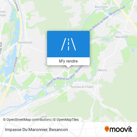 Impasse Du Maronnier plan