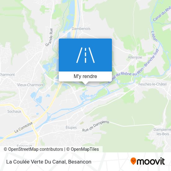 La Coulée Verte Du Canal plan