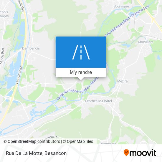 Rue De La Motte plan