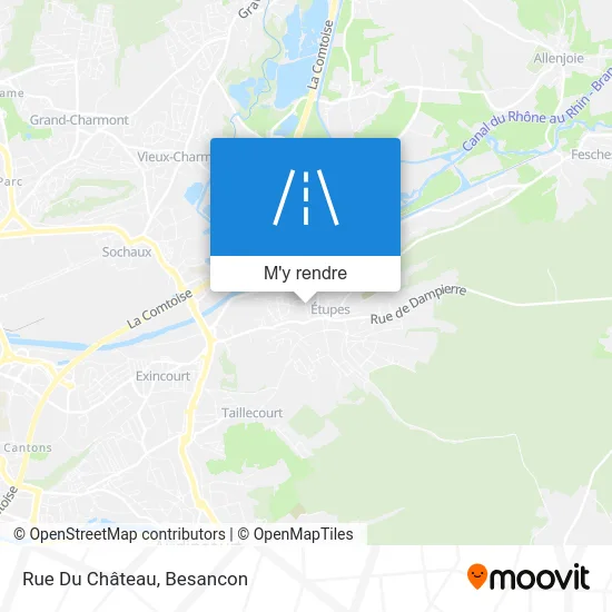 Rue Du Château plan