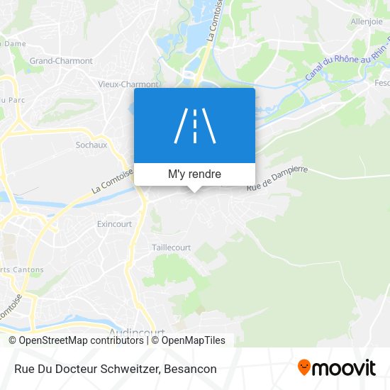 Rue Du Docteur Schweitzer plan