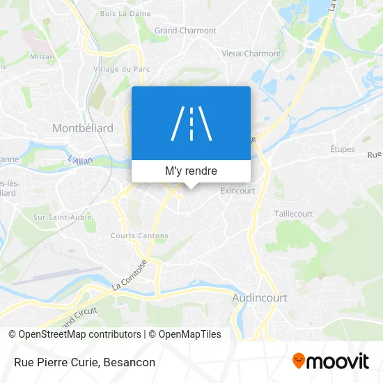 Rue Pierre Curie plan