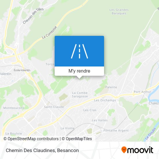 Chemin Des Claudines plan