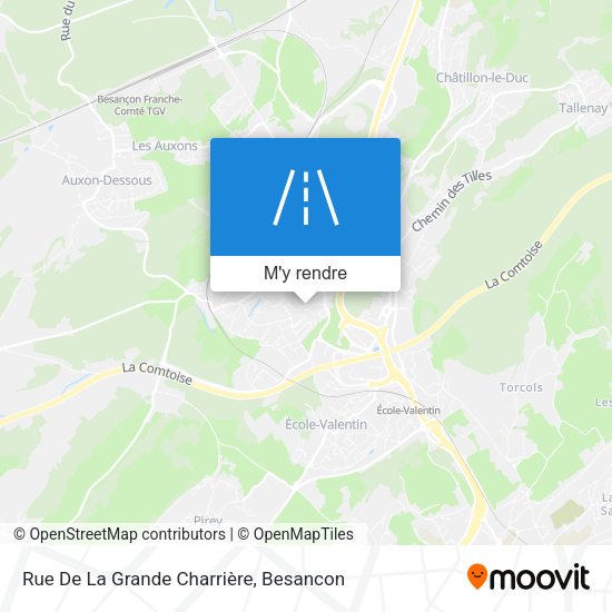 Rue De La Grande Charrière plan