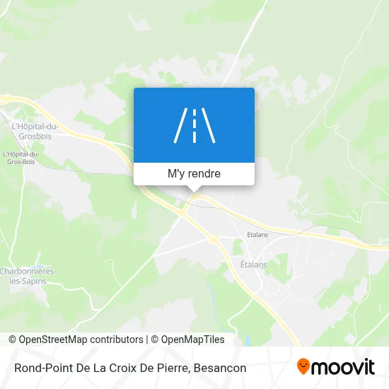 Rond-Point De La Croix De Pierre plan