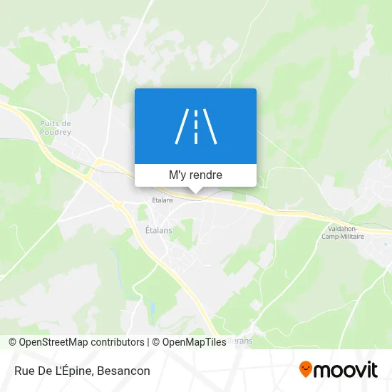 Rue De L'Épine plan