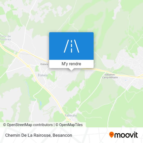 Chemin De La Rairosse plan