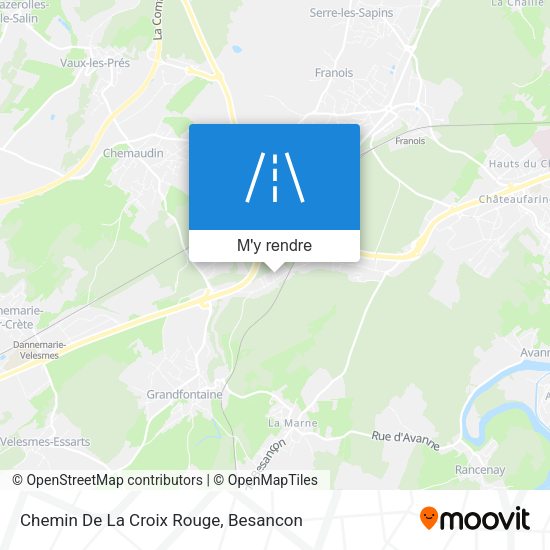 Chemin De La Croix Rouge plan