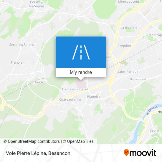 Voie Pierre Lépine plan