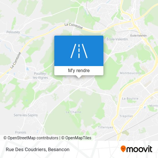 Rue Des Coudriers plan