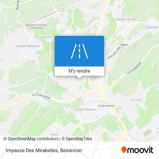 Impasse Des Mirabelles plan