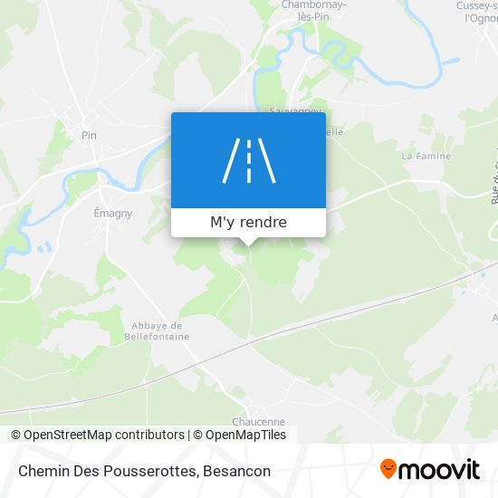 Chemin Des Pousserottes plan