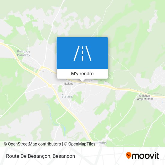 Route De Besançon plan