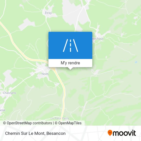 Chemin Sur Le Mont plan