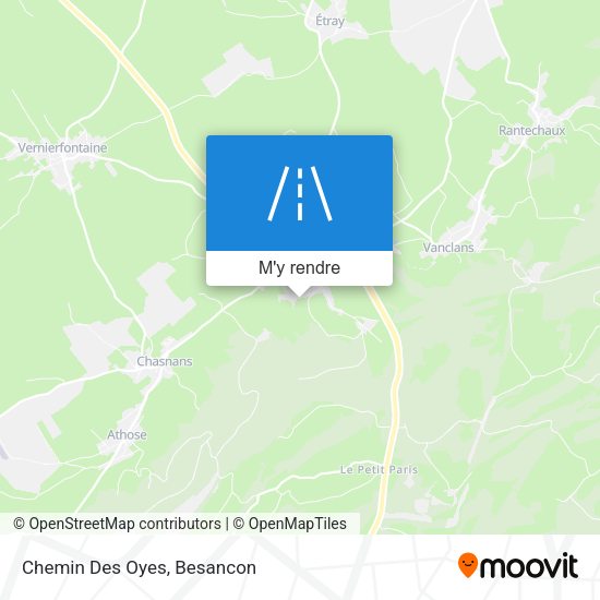 Chemin Des Oyes plan