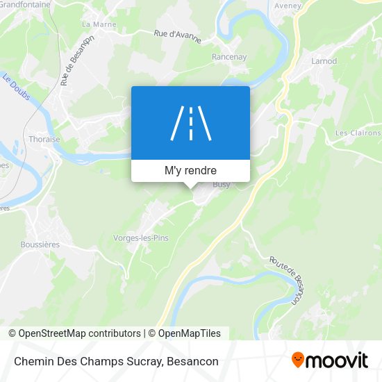 Chemin Des Champs Sucray plan