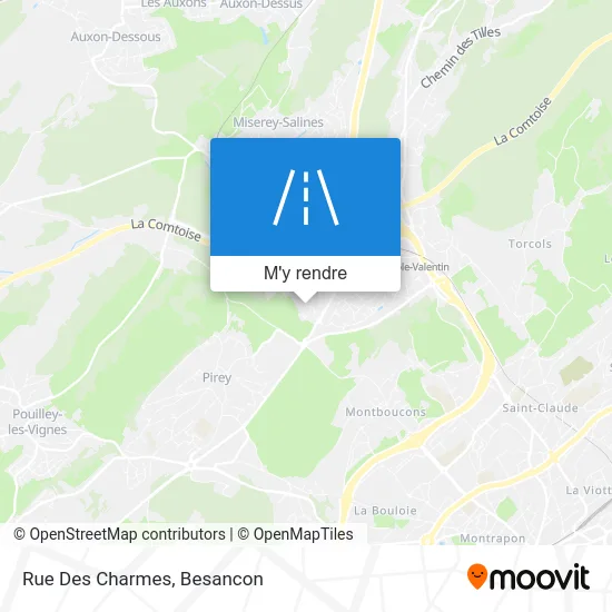 Rue Des Charmes plan