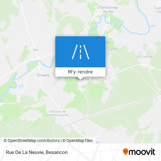Rue De La Neuvie plan