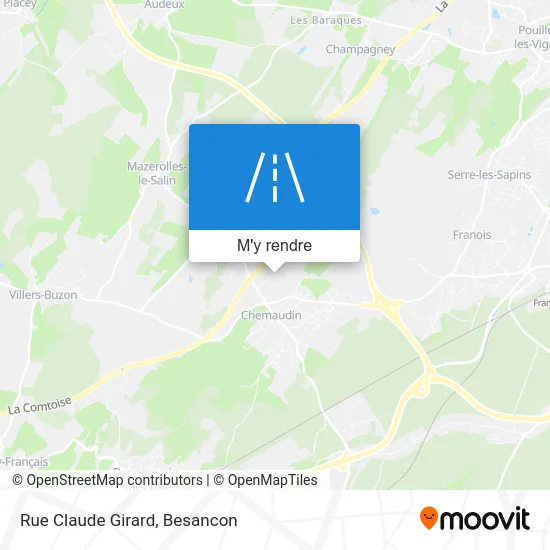 Rue Claude Girard plan