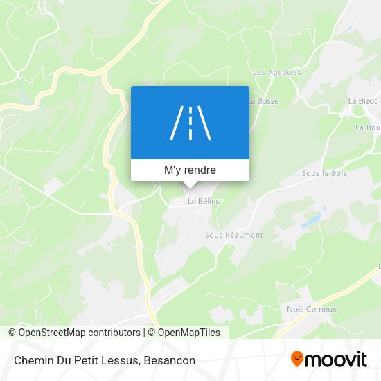 Chemin Du Petit Lessus plan