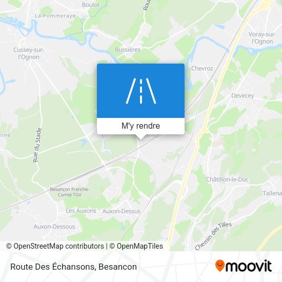 Route Des Échansons plan