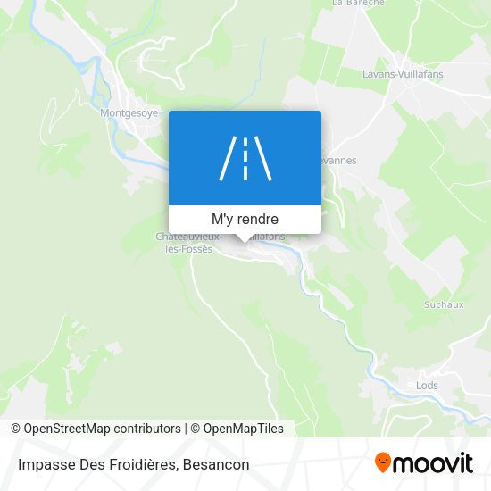 Impasse Des Froidières plan