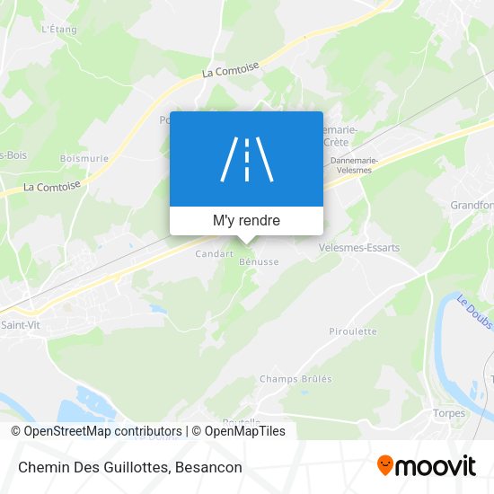Chemin Des Guillottes plan