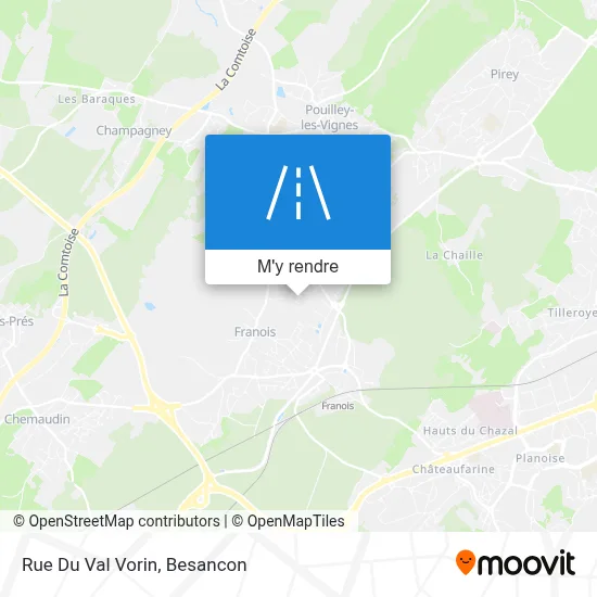 Rue Du Val Vorin plan