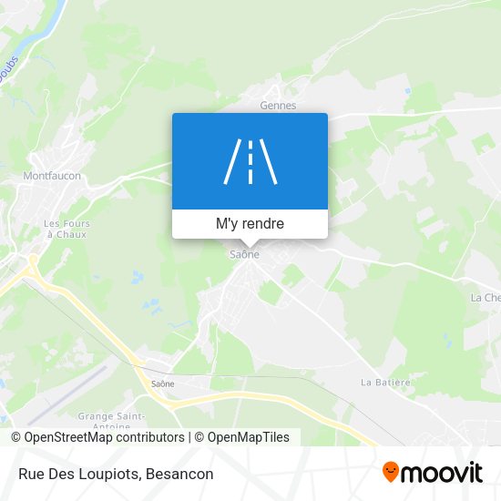 Rue Des Loupiots plan