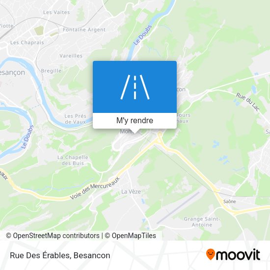 Rue Des Érables plan