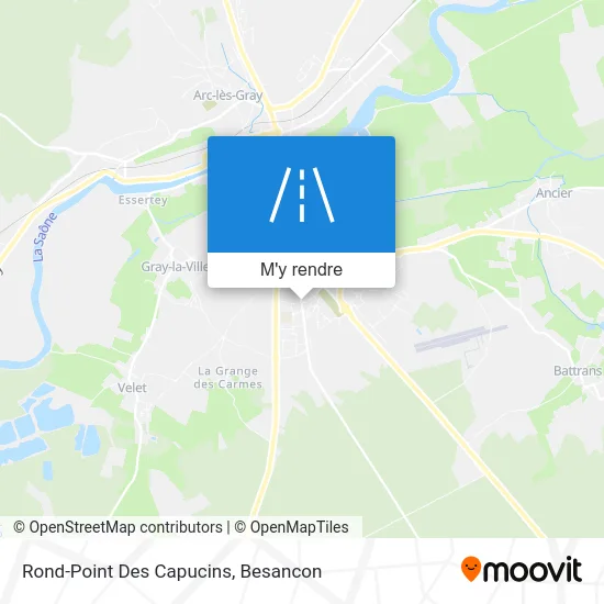 Rond-Point Des Capucins plan