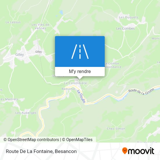 Route De La Fontaine plan