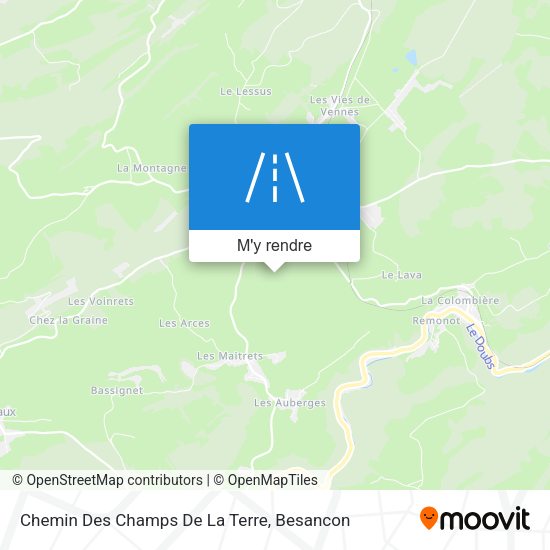 Chemin Des Champs De La Terre plan
