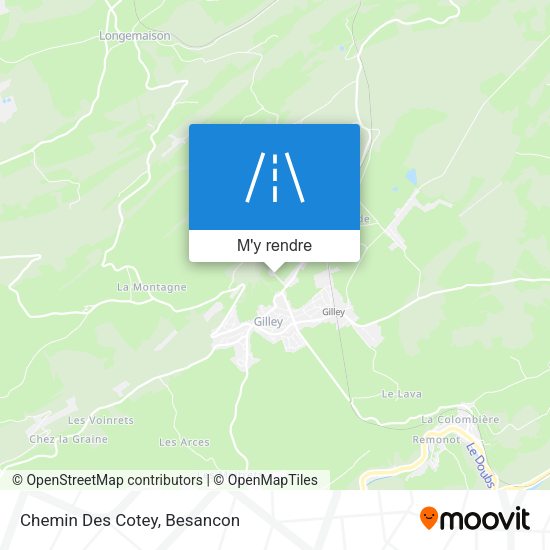 Chemin Des Cotey plan