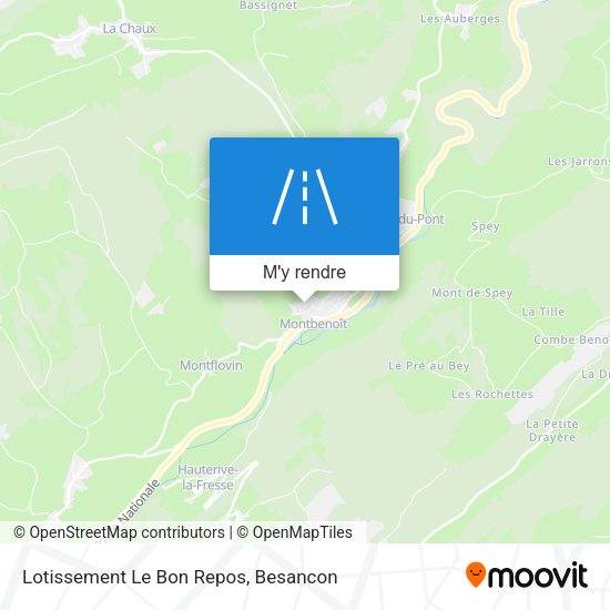 Lotissement Le Bon Repos plan