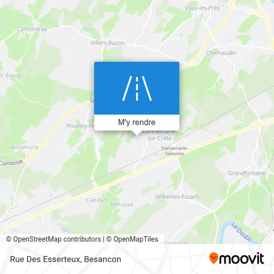 Rue Des Esserteux plan
