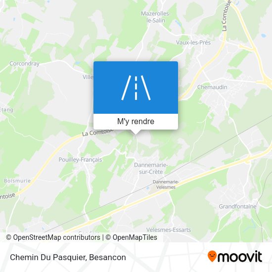 Chemin Du Pasquier plan