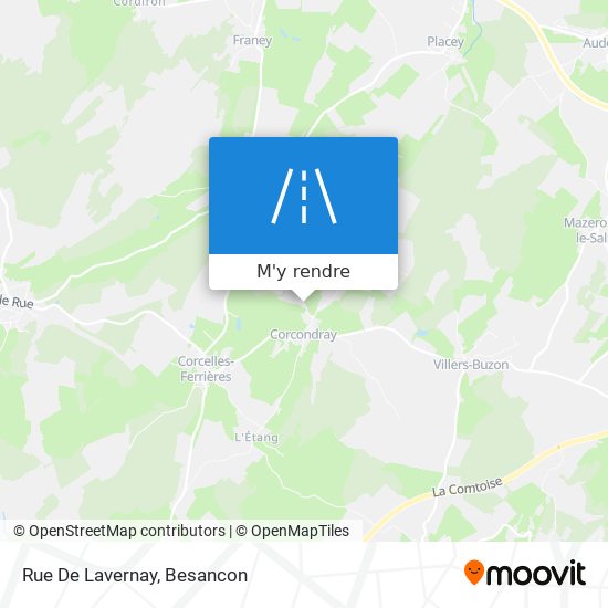 Rue De Lavernay plan
