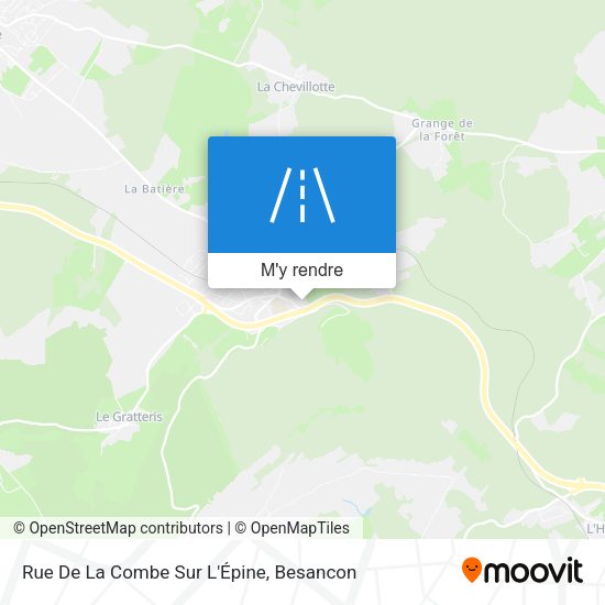 Rue De La Combe Sur L'Épine plan