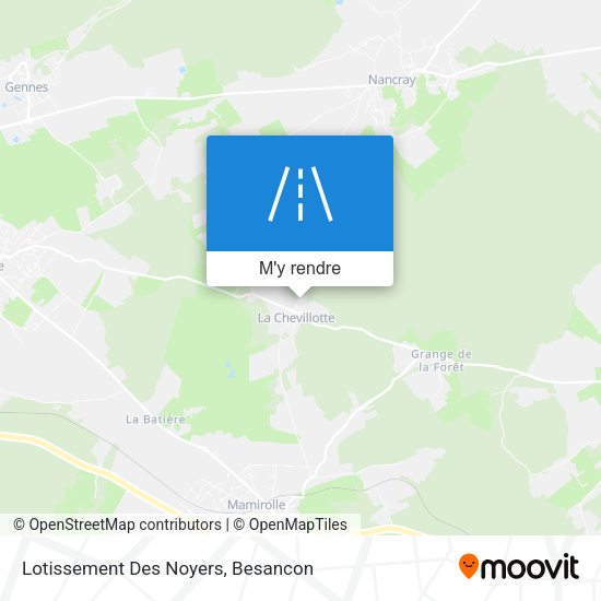 Lotissement Des Noyers plan