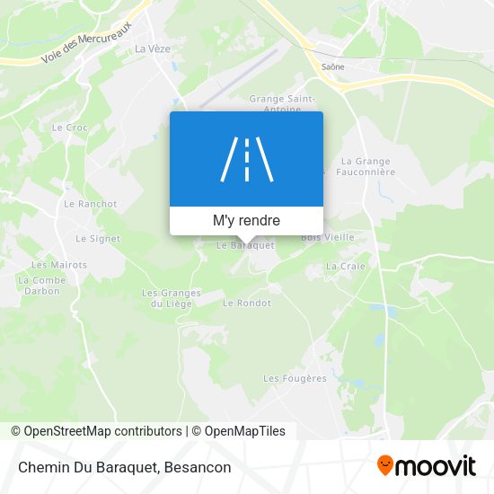 Chemin Du Baraquet plan