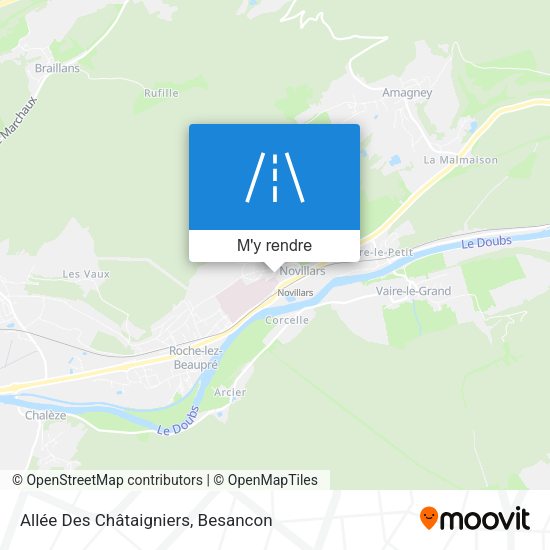 Allée Des Châtaigniers plan