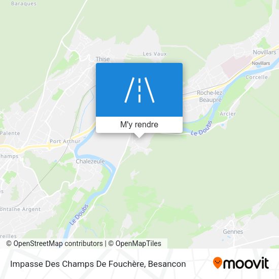 Impasse Des Champs De Fouchère plan