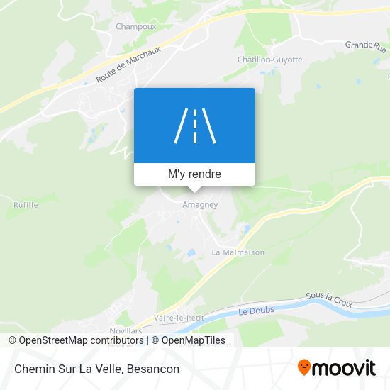 Chemin Sur La Velle plan