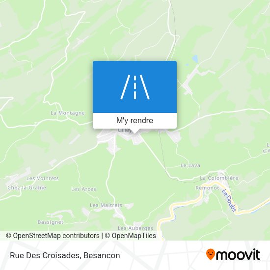 Rue Des Croisades plan