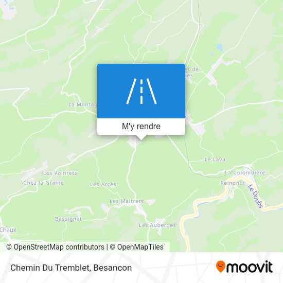Chemin Du Tremblet plan